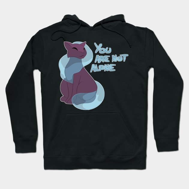 You are not alone - Melog Hoodie by Aleina928